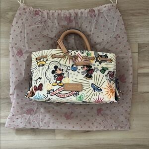 Dooney & Burke Disney Women's Colorful Mickey Mouse Satchel